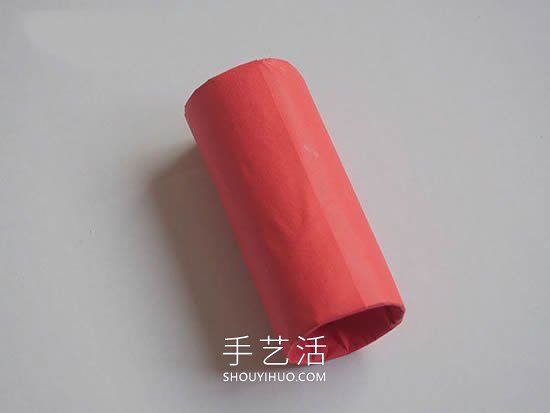 春节简单手工制作爆竹装饰的做法教程 -  www.shouyihuo.com
