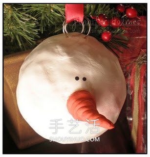 简单又可爱的手工制作雪人作品图片大全 -  www.shouyihuo.com