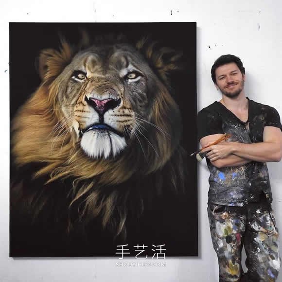 仿佛会跃出画布！逼真画作捕捉野生动物之美 -  www.shouyihuo.com