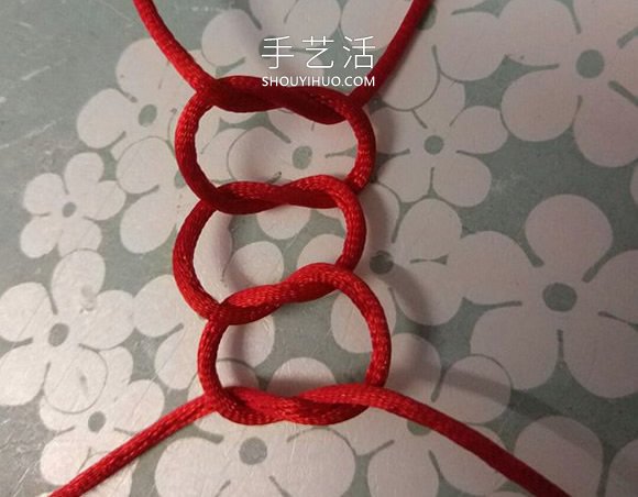 藻井结手链的编法图解教程含收尾 -  www.shouyihuo.com