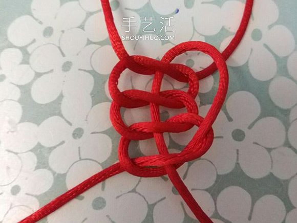 藻井结手链的编法图解教程含收尾 -  www.shouyihuo.com