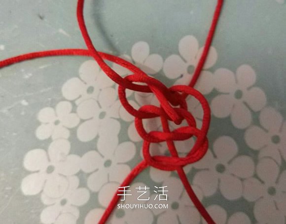 藻井结手链的编法图解教程含收尾 -  www.shouyihuo.com