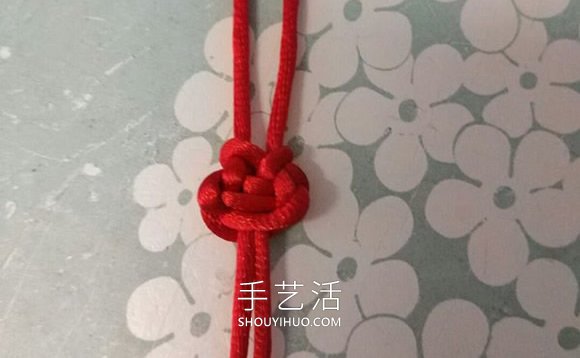 藻井结手链的编法图解教程含收尾 -  www.shouyihuo.com