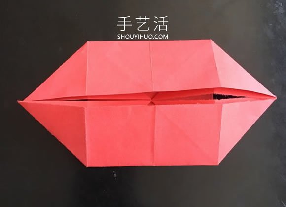 小花篮的折纸方法简单教程 -  www.shouyihuo.com