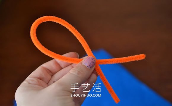 自制扭扭棒钓鱼玩具的做法教程 -  www.shouyihuo.com