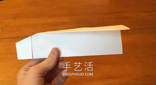 平头飞机怎么折的折法图解 -  www.shouyihuo.com