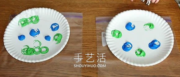 地球日手工制作美丽的纸盘地球 -  www.shouyihuo.com