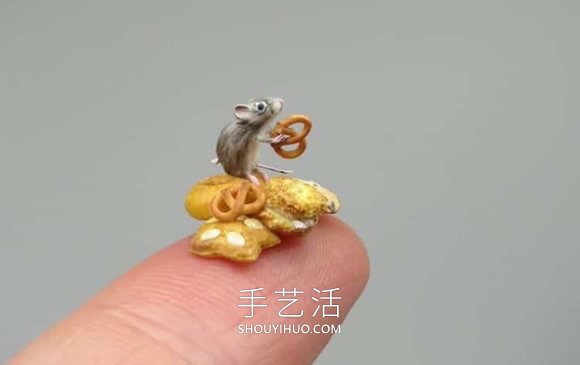超逼真微型动物雕像，足以放在您的指尖！ -  www.shouyihuo.com