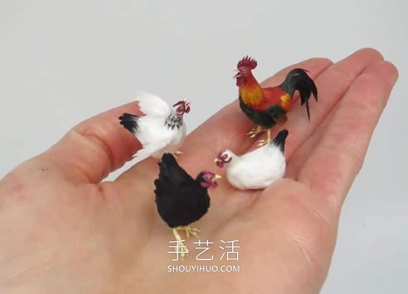 超逼真微型动物雕像，足以放在您的指尖！ -  www.shouyihuo.com