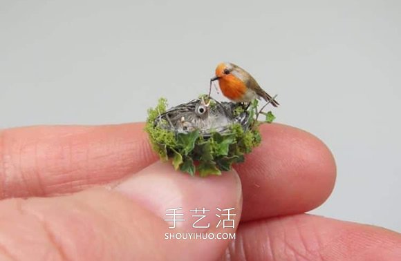 超逼真微型动物雕像，足以放在您的指尖！ -  www.shouyihuo.com