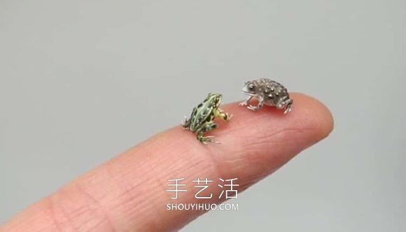 超逼真微型动物雕像，足以放在您的指尖！ -  www.shouyihuo.com