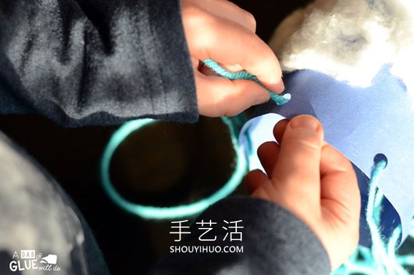 幼儿园下雨天风向袋手工制作教程 -  www.shouyihuo.com