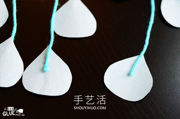 幼儿园下雨天风向袋手工制作教程 -  www.shouyihuo.com