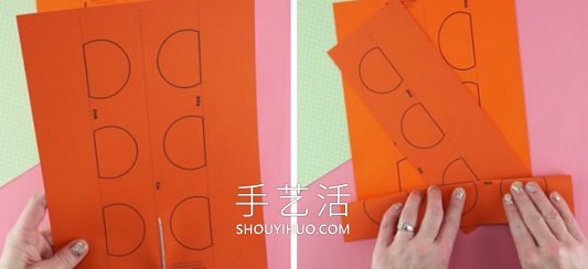 幼儿园秋天卡纸手工制作南瓜 -  www.shouyihuo.com